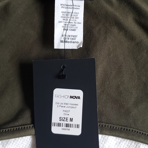 Did Us Well Hooded 2 Piece Jumpsuit - Picture 9 of 11